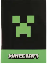 Caiet de notițe Graffiti Minecraft - Greeper, A5, pătrate mici