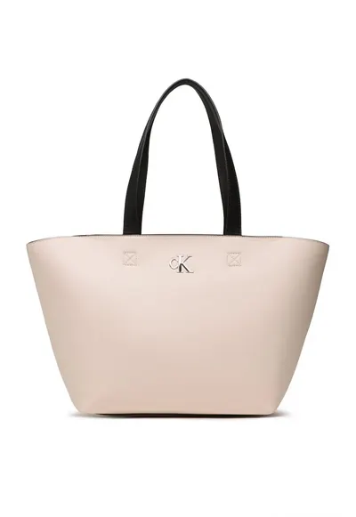 Geanta Minimal Monogram Shopper28 K60K610687 - Bej