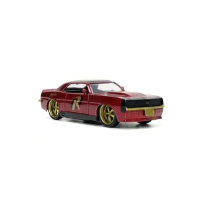 Jada Batman Set Figurina Robin Si Masinuta Metalica Chevrolet Camaro 1967 Scara 1:32