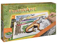 Bloc iluminat pentru desen și copiere DinosArt - Dinozauri