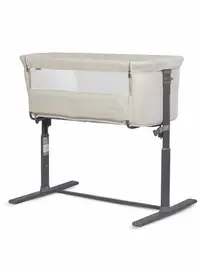 Patut Co-Sleeper 2 in 1 pentru copii Colibro Nap Bassinet, cu saltea inclusa, inaltime reglabila pe 9 nivele si unghi de inclinare de 30 de grade, dimensiuni 90 x 58 cm, Taupe