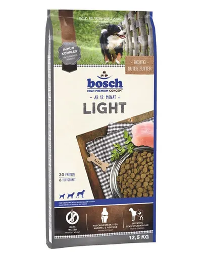 BOSCH Light Hrana uscata pentru cainii adulti cu tendinta de ingrasare 12.5 kg