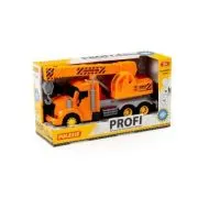 Camion Constructii + Macara, cu lumina si sunet, 33. 5x11. 5x18. 5 cm