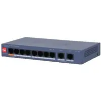 Switch Poe Dahua CS4010-8ET2GT-60, 8xRJ45 PoE, 2xRJ45 Gigabit, Long Distance PoE, Watchdog, Management cloud