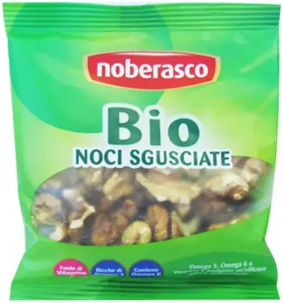 Nuci crude organice, 40 g, Noberasco