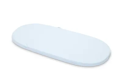 Saltea pentru landou cu husa detasabila din bumbac si fermoar 78x30x2 cm Nichiduta Dreamillo Albastru