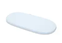 Saltea pentru landou cu husa detasabila din bumbac si fermoar 78x30x2 cm Nichiduta Dreamillo Albastru