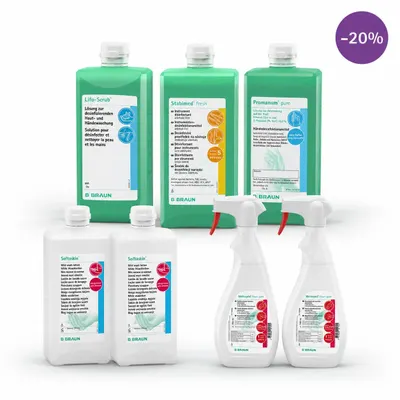20% Discount Pachet pentru Igiena Mainilor si Dezinfectia Cabinetului