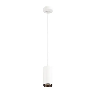 Lampa suspendata, lustra NUMINOS M Pendant, white Indoor LED pendant light black/black 2700K 36°