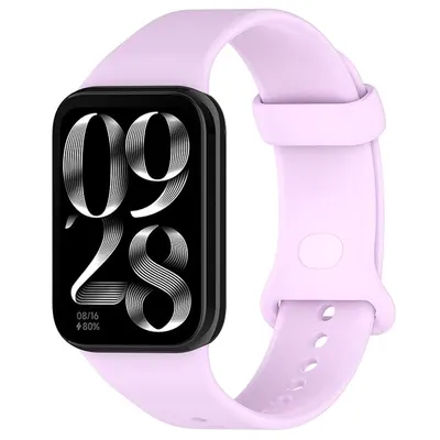 Curea Sport pentru Xiaomi Mi Band 8 Pro / Band 9 Pro / RedMi Watch 4, Ajustabila cu buton, Silicon, Mov Engros