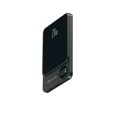 Power bank de camping wireless Forever MATB-200 20W PD 5.000 mAh magnetic negru