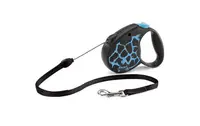 Lesa retractabila Flexi, cu fir, Giraffe, lungime 5 m, pentru caini cu greutate de pana la 12 kg