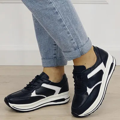Sneakers bleumarin din piele naturala 5091 M6