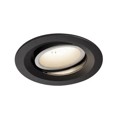 Spot incastrat, NUMINOS MOVE M Ceiling lights, black Indoor LED recessed ceiling light black/white 4000K 40° rotating and pivoting