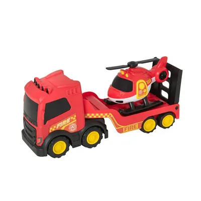 Camion transportator de pompieri cu elicopter HTI Teamsterz