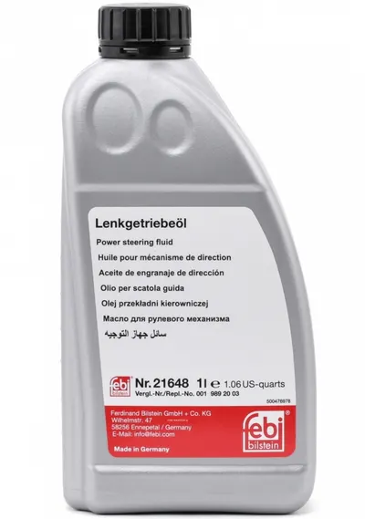 Ulei hidraulic FEBI BILSTEIN 21648, volum 1 litru, galben, potrivit pentru MERCEDES-BENZ Clasa E 1L