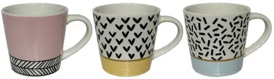 Set de cești de espresso Maison - Happy, 6 buc., 120 ml
