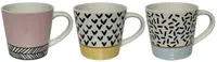 Set de cești de espresso Maison - Happy, 6 buc., 120 ml