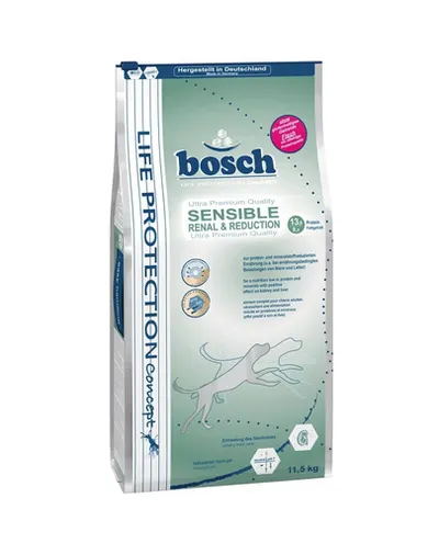 BOSCH Sensible Renal&Reduction hrana uscata pentru caini cu afectiuni renale, hepatice sau urinare 11,5 kg