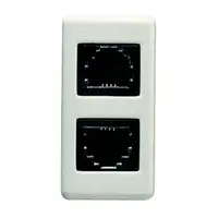 Priza Dubla - Rj11 - 2 Pairs -- 1 Module - System White