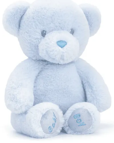 Ursuleț de pluș Keel Toys Keeleco - Ursuleț, 25 cm, albastru