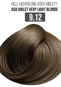 Vopsea Profesionala Cu Amoniac Redus EVOQUE Milk Therapy 100 ml - 9.12 Ash Violet Very Light Blonde - Cu Tehnologie Lipid Micro Emulsion