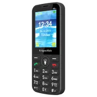 Telefon Seniori Kruger&Matz KM0924-4G, Dual SIM, 4G (Negru)