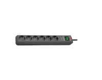 Prelungitor cu priza multipla, 6 posturi, 5m, Switch, Protectie 13.500A, Eco-Line, Brennestuhl