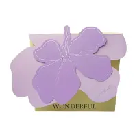 Cutie de cadou cu design fluture (set 10 buc) - Mov