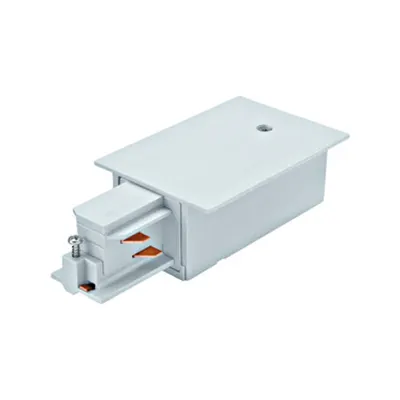 3-phase Feed-in recessed silver, plastic, links