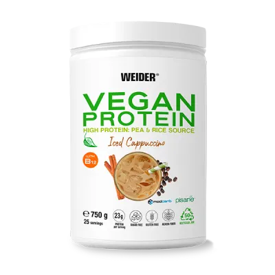 Proteină Vegană, Weider, 750g, iced-capuccino