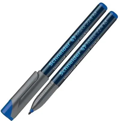 Marker permanent Schneider - OHP Maxx 224 M, 1,0 mm, albastru