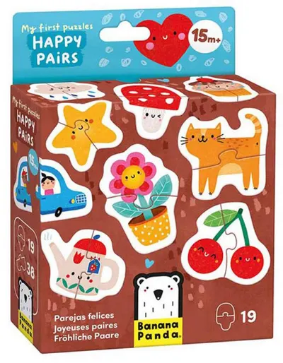 Puzzle Banana Panda - My First Puzzles, Happy Pairs