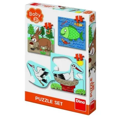 Baby puzzle - unde locuiesc animalele?