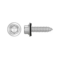 Surub Autofiletant pentru Tabla + Saiba 16mm Otel Zincat-6.3x 32