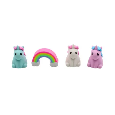 Set radiere colecționabile Erazer Buddies unicorn