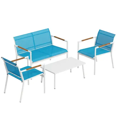 Outsunny canapele terasă relax metal | Aosom Romania