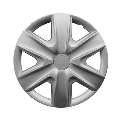 Set 4 bucati capac roata model Hexan, 16inch, culoare argintiu