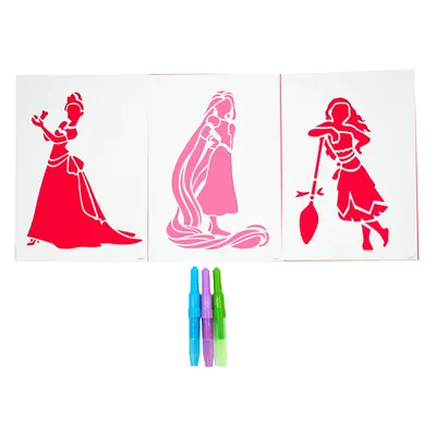 Set creativ cu 3 spray markere - Disney Princess