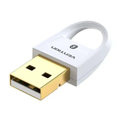 Adaptor Bluetooth 5.0 Vention CDSW0 conectare prin USB 2.0 max 20m antena interna alb