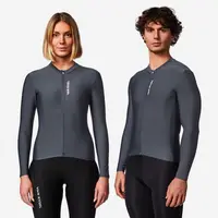 Bluză ciclism de șosea primăvară-toamnă RCR-R 2 Gri Unisex
