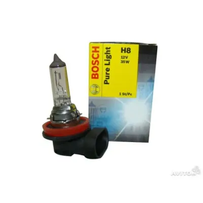Bec auto halogen pentru far Bosch Pure Light H8 35W 12V 1987302081