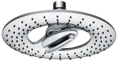 Placă pentru duș fix Inter Ceramic - rotund, cromat, Ø20 cm