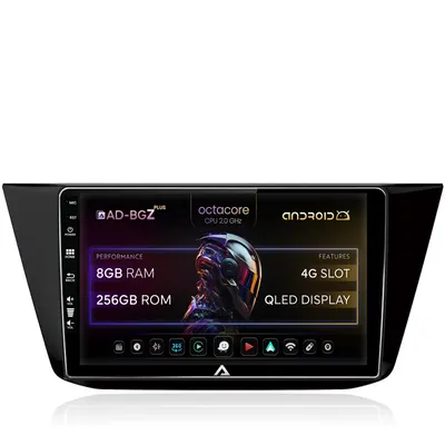 Navigatie Volkswagen Tiguan (2016+), Android, Z-Octacore 8GB RAM + 256GB ROM, 10.1 Inch - AD-BGZ10008+AD-BGRKIT036