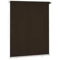 vidaXL Jaluzea tip rulou de exterior, maro, 185 (l) x 230 (î) cm