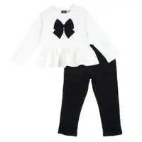 Costum copii Chicco, bluza si pantaloni, alb, 00223-69MC