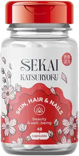 Skin, Hair & Nails, 48 capsule, Sekai Katsuryoku