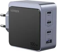 Încărcător Ugreen - X565, USB-A/C, GaN, 100W, gri