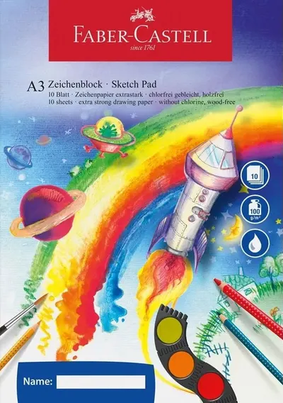 Caiet Faber-Castell - A3, 10 foi