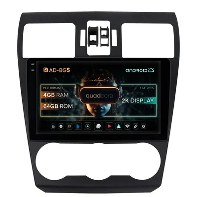 Navigatie 2K Subaru Forester (2012-2018), Android, S-Quadcore 4GB RAM + 64GB ROM, 9.5 Inch - AD-BGS90042K+AD-BGRKIT334